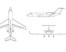 #48 Line-Art Vectors of Airplanes (Multiple Winners) részére Kaz94 által