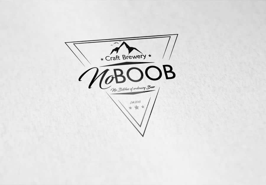 Kilpailutyö #145 kilpailussa                                                 Design a Logo for a new craft brew company called NOBOOB
                                            