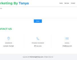 #29 for One page web design for tanya by AdityaV9