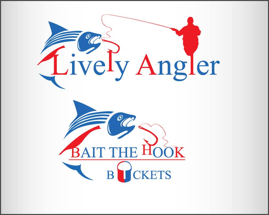 Contest Entry #59 for                                                 Logo Design for The Lively Angler or Bait the Hook Buckets  or an original new Brand Name)
                                            