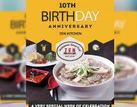 #10 for Need posters and flyers to be created for a restaurant&#039;s 10th birthday by sohagnokrek99