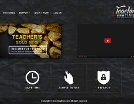#19 for Teacher Website Design Mockup (including logo) av zonicdesign
