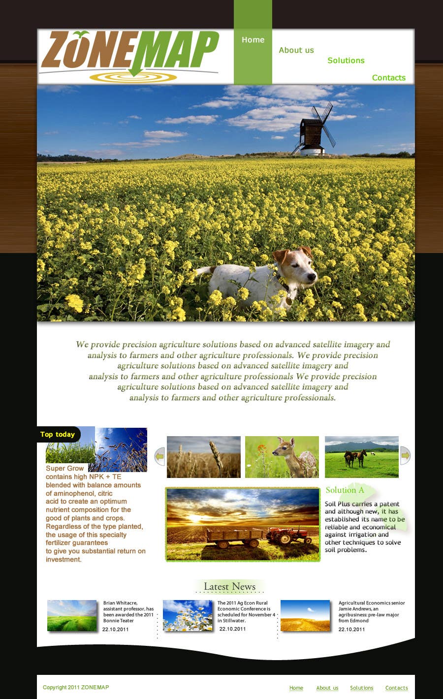 Contest Entry #72 for                                                 One page Brochure Site Design
                                            