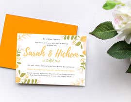 #55 dla Design a wedding invitation Flyer przez zeewaqar83