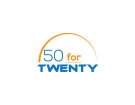 #77 dla logo for &quot;50 for Twenty&quot; przez bcelatifa