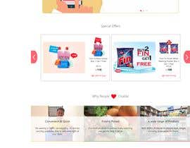 #12 for Website design for online grocery store,just the psd by Webguru71