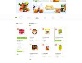 #5 para Website design for online grocery store,just the psd de butterflybubbles