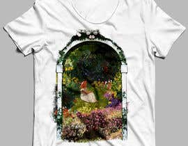 #4 para Claude Monet Style shirt design - CMYK process or spot colors de julkar9