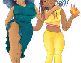 #30 cho Draw a Duo Super Hero African American Anime Female Characters bởi mitunshivkumar