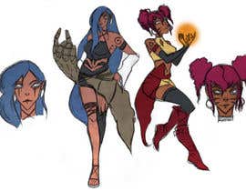 #36 cho Draw a Duo Super Hero African American Anime Female Characters bởi Sleemsayshey