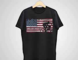 #6 for Graphic Design USA Flag with a Road Cyclist by almaktoom