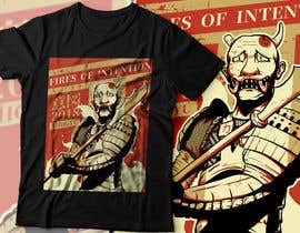 #18 para Samurai Fires of Intention Shirt Design de adingph