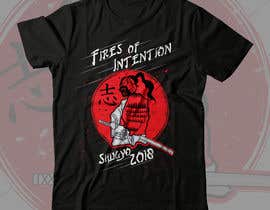 nº 23 pour Samurai Fires of Intention Shirt Design par gilart 