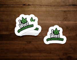 #7 para Design a sticker for a cannabis brand de stefanbindar