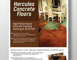 Hasan628님에 의한 Create a Flyer For Hercules Concrete Floors을(를) 위한 #25