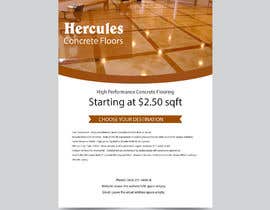#24 for Create a Flyer For Hercules Concrete Floors by atidoria