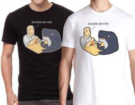 #18 per Design a T-Shirt Cartoon da BadWombat96