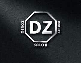 #16 ， logo design for a beauty salon,with the letters DZ and underneath in small written Deboz beauty salon
should have something that refers to nails
colours of  letters should be gold/silver and background black mat 
No circels or squares around the logo 来自 AngelinaPriya