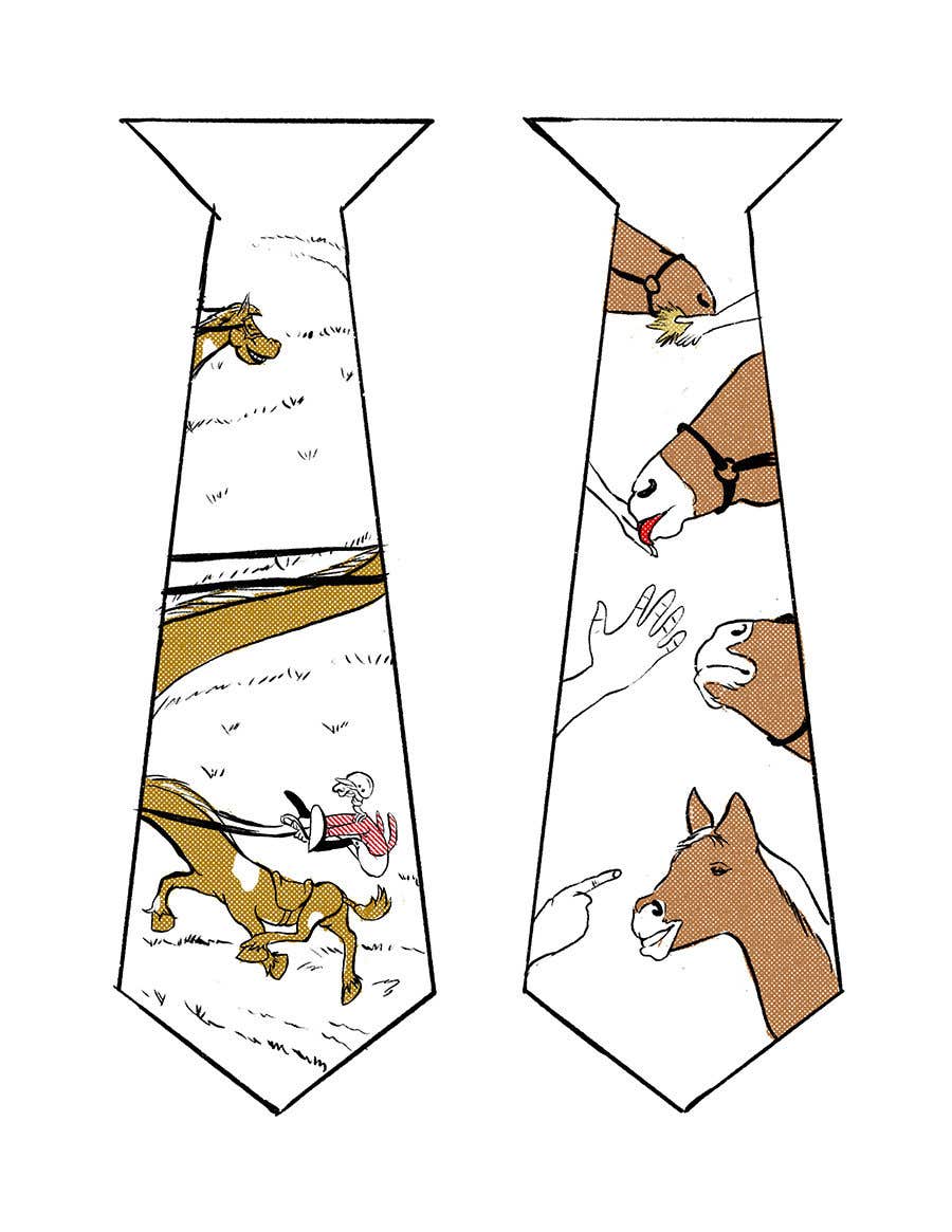 Contest Entry #8 for                                                 Design horsey images for men's ties
                                            