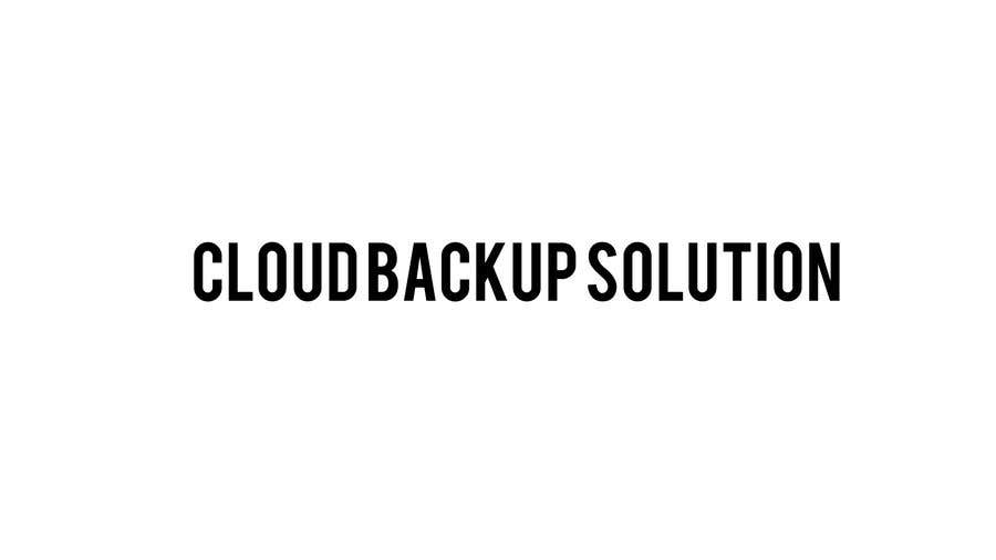 Конкурсна заявка №3 для                                                 Cloud backup solution
                                            