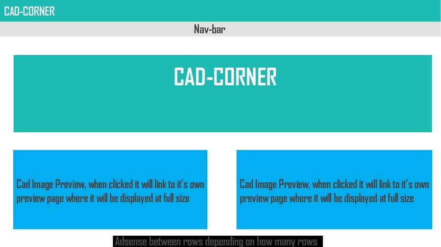 Natečajni vnos #1 za                                                 Design a Website Mockup - CAD-corner.com
                                            