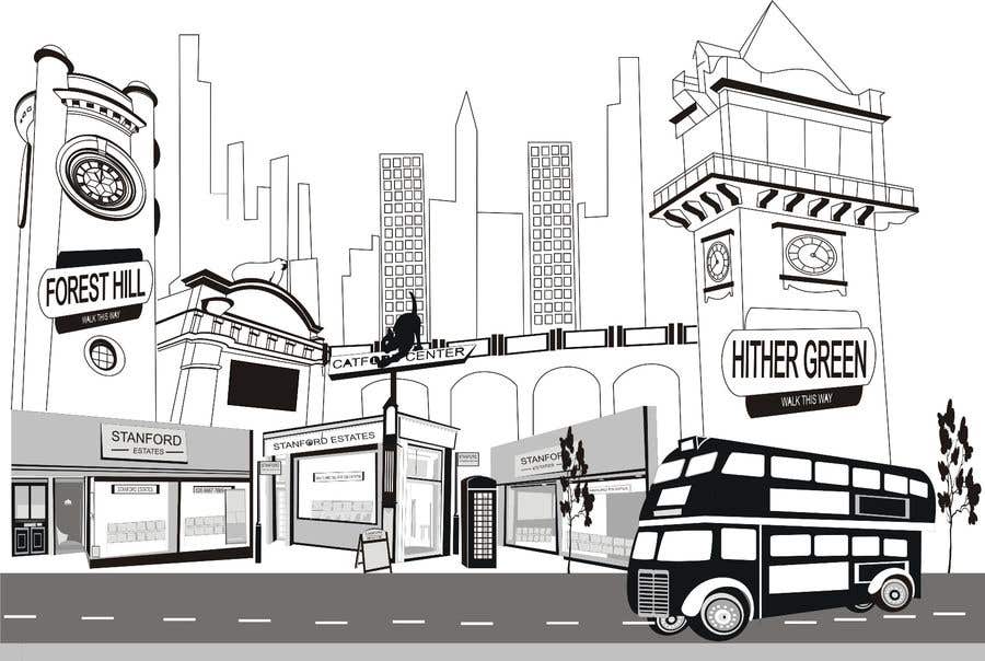 Entri Kontes #22 untuk                                                Illustrate our local landmarks and offices
                                            