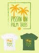 Contest Entry #21 thumbnail for                                                     Create "Pissin' on Palm Trees" Dog Shirt design
                                                