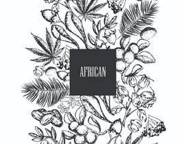 #23 para Black and White Tropical/African/Equatorial fruit leaf and flower Print design. de hitanshHD