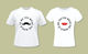Miniatura de participación en el concurso Nro.103 para                                                     Trendy & Catchy Tshirt Screen Printing Design For Couple
                                                