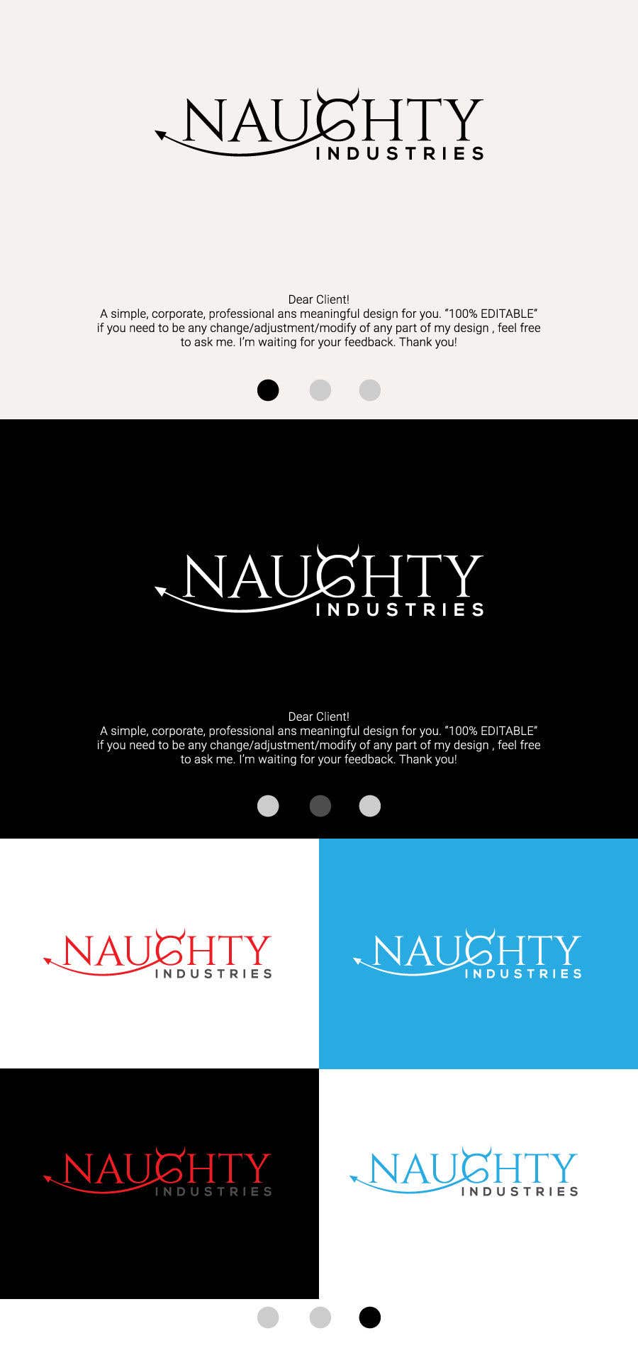 Contest Entry #141 for                                                 Create a Logo / Name Style for NAUGHTY INDUSTRIES
                                            