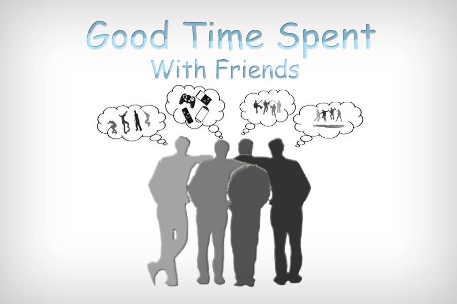 Contest Entry #57 for                                                 Gaming theme t-shirt design wanted – Good Times Spent with Friends
                                            
