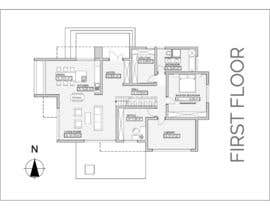 #12 para Make a Floor Plan of a House (Ground Floor and First Floor) de Yoowe