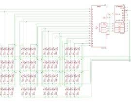 #4 za Design a small electronic circuit to drive an LED matrix. od lohug