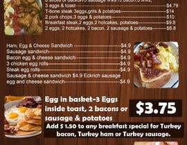 #18 small breakfast lunch cafe menu részére huzaifarauf által