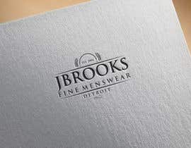 nº 22 pour JBROOKS fine menswear logo par CreativeLogoJK 