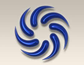 nº 21 pour Make my attached logo 3D. I want them to be like teardrop shape. Color i want blue chrome look. par peshan 