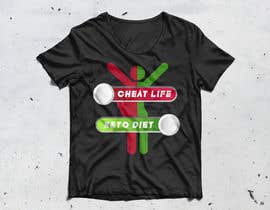 #12 สำหรับ Funny Keto diet t-shirt โดย herodesigns