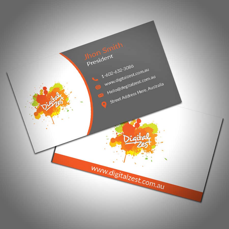 Entry #22 by Kajol22 for Design Business Card for use in vista Throughout Vista Print Business Card Template
