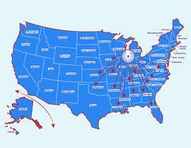 #10 for United States Map Remake av zarzish