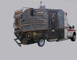 #4 untuk Ambulance Exterior Design -- Steampunk Caravan oleh mithu08