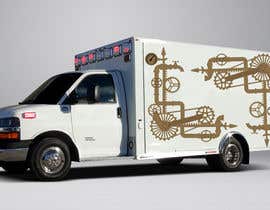 #5 untuk Ambulance Exterior Design -- Steampunk Caravan oleh mithu08