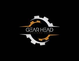 nº 41 pour Gear Head Designs Logo Design par Sajid021 