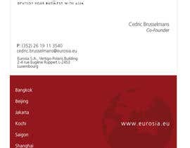 #66 untuk Business Card Design for www.eurosia.eu oleh adrianillas