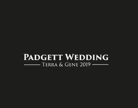 #70 for Padgett Wedding Logo by rifatsikder333