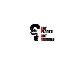 #55 Build me a Logo for EAT PLANTS, NOT ANIMALS részére Nevp7 által