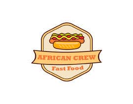#4 untuk Need a logo for a food truck trailer that serves fast food, like burgers, skewers fries and beverages and theme is east african. The name lf the Business is African Crew. oleh MoamenAhmedAshra