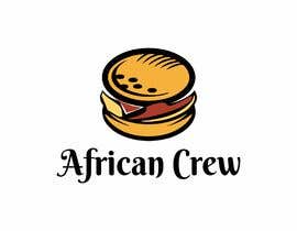 #12 untuk Need a logo for a food truck trailer that serves fast food, like burgers, skewers fries and beverages and theme is east african. The name lf the Business is African Crew. oleh Lissakitty