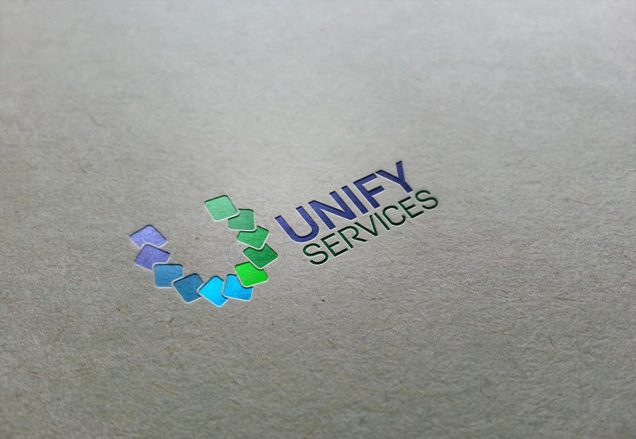 Penyertaan Peraduan #96 untuk                                                 Design an Oragami Style Logo for Unify Services
                                            