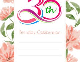 #20 สำหรับ 30th Birthday Celebration โดย jaynalgfx