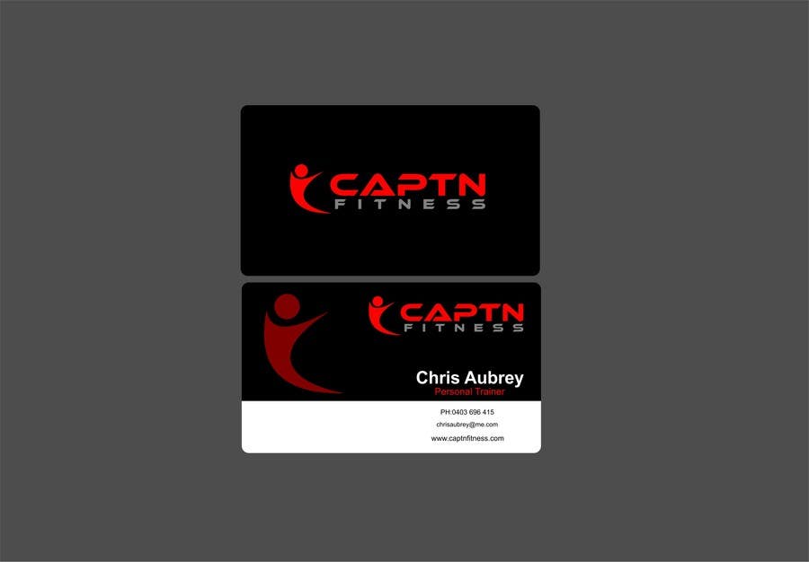 Bài tham dự cuộc thi #39 cho                                                 Design some Business Cards for CAPTNFITNESS
                                            